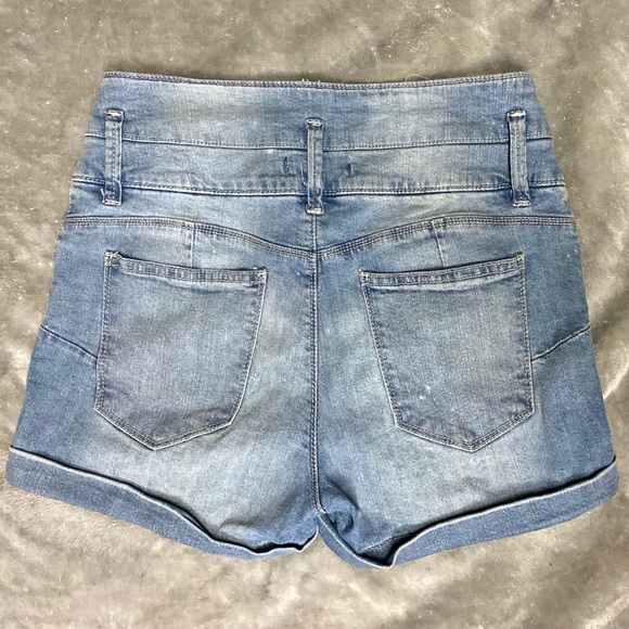 Blue notes super high rise shorts - Picture 4 of 4